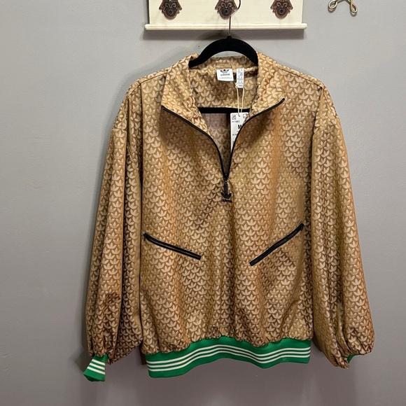 NWT Adidas originals windbreaker 70s half zip Jacket - Picture 3 of 6